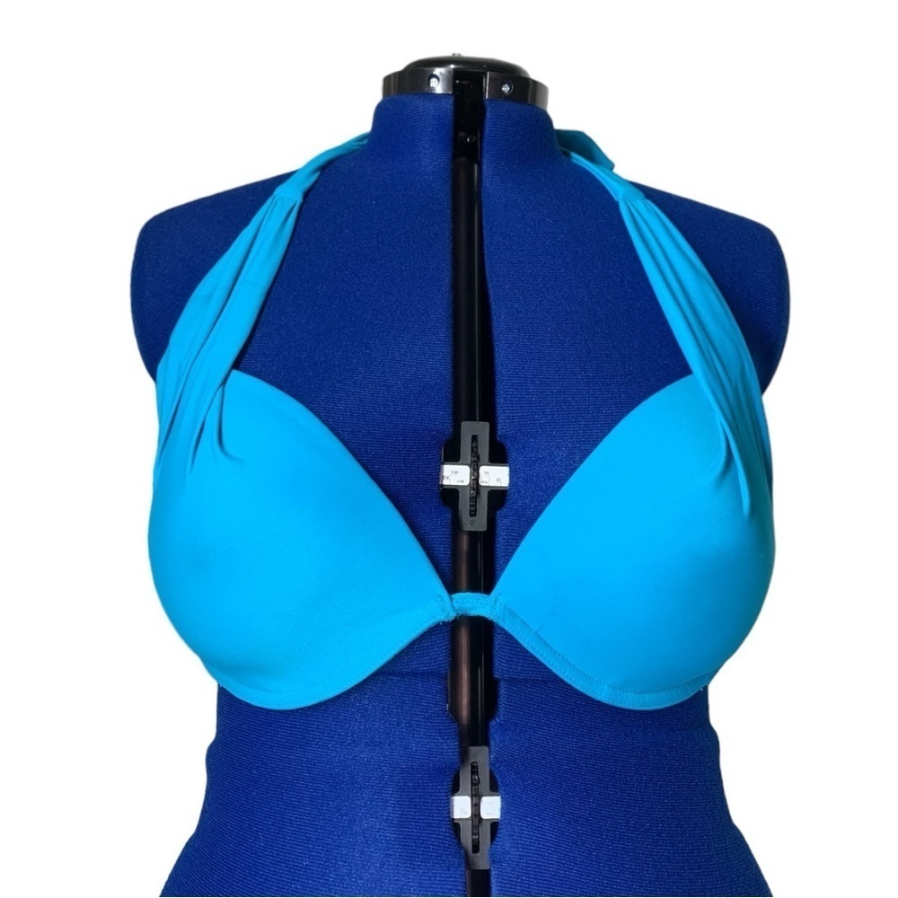 Contours By Coco Reef 14/38 D Teal Spandex Cameo Underwire Bra
